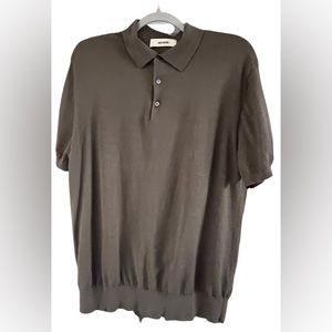 Buck Mason Avalon Knit Polo - Olive